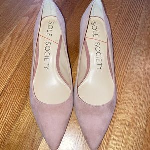 New blush pink heels